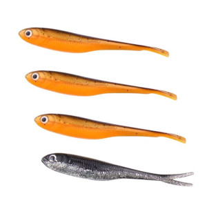 Zestaw Przynęt Gumowych Dam Effzett V-Tail 6cm Łowienie Okoni Prezent