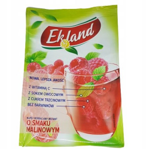 Herbata Rozpuszczalna Ekland Malinowa 300g