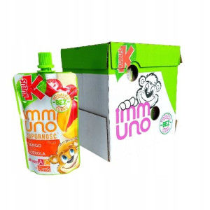 Kubuś Mus Immuno Mango Acerola 100g X 12szt