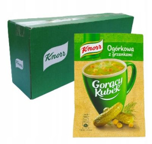 Knorr Gorący Kubek Ogórkowa Z Grzankami 40szt
