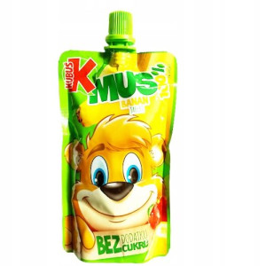 Kubuś Mus Banan Jabłko 100g