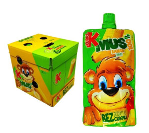 Kubuś Mus Banan Jabłko 100g X 12 Szt