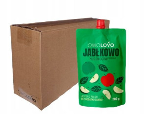 Owolovo Jabłkowo Mus Jabłkowy 200g X 16szt