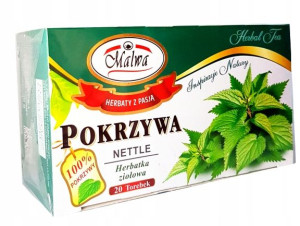 Herbata Ziołowa Z Pokrzywy Malwa 40g Ekspresowa