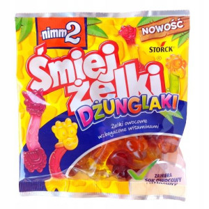Żelki Śmiejżelki Dżunglaki Owocowe Nimm2 90g