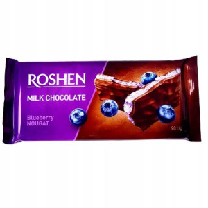 Czekolada Nugat I Borówki Roshen Blueberry 90g