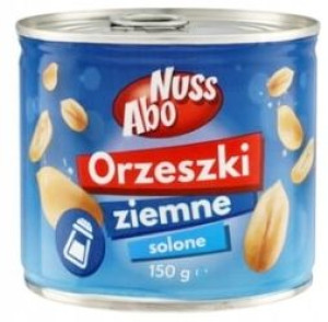 Orzeszki Solone W Puszce Ziemne Arachidowe 150g