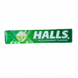 Cukierki Dropsy Halls Mild Spearmint 33,5g