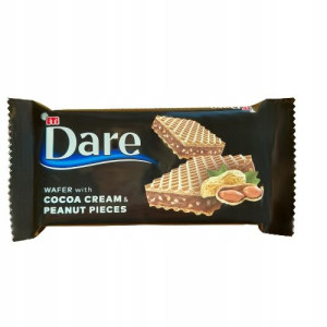 Eti Wafelek Dare Z Kremem Kakaowym I Orzechami 36g