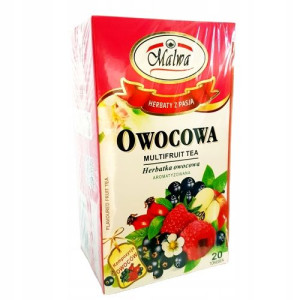 Herbata Owocowa Malwa 40g Ekspresowa Mix Owoców