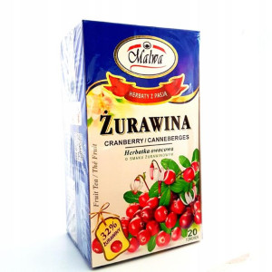 Herbata Z Żurawiną Malwa 40g Ekspresowa Żurawina