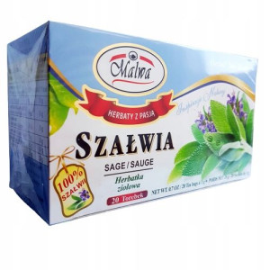 Herbata Z Szałwii Malwa 40g Ekspresowa Szałwia