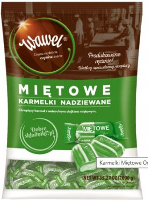 Cukierki Miętowe Wawel Nadziewane 1kg