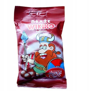 Draże Kakaowe Wiking Skawa 70g
