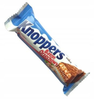 KNOPPERS BATON ORZECHOWY STORCK wafelek nugat 40g