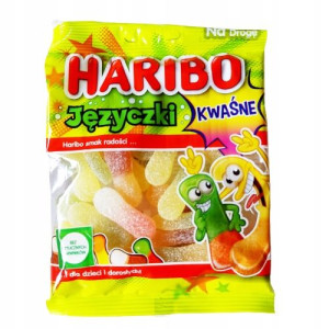 Haribo Żelki Języczki Kwaśne 85g