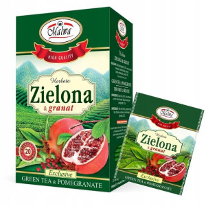 Malwa Herbata Zielona & Granat 40g