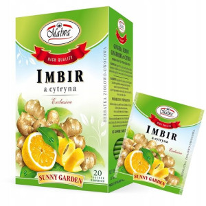 Herbata Malwa Ekspresowa Imbir & Cytryna 40g