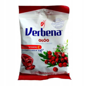 Cukierki Ziołowe Verbena Głóg Z Witaminą C 60g