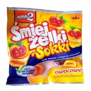 Żelki Śmiejżelki Sokki Owocowe Nimm2 90g