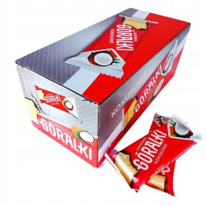 Wafelki Góralki Kokosowe 45g X 36szt