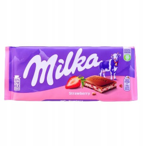 Czekolada Milka Strawberry Truskawkowa 100g
