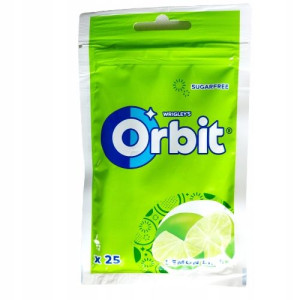 Guma Orbit Lemon Lime Cytrynowa 25 Szt. 35g