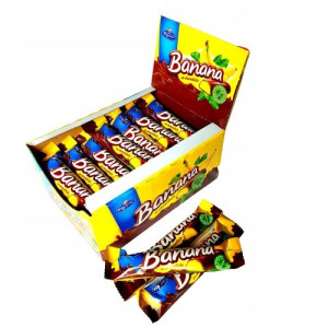 Figaro Banana Bananki W Czekoladzie 25g X 35szt
