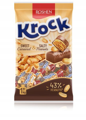 Roshen Krock Z Karmelem I Pastą Orzechową 1kg