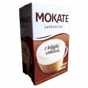 Mokate Cappuccino Z Belgijską Czekoladą 160g