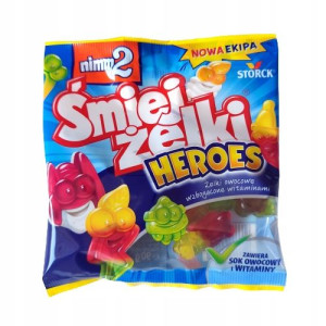 Żelki Śmiejżelki Heroes Owocowe Nimm2 90g