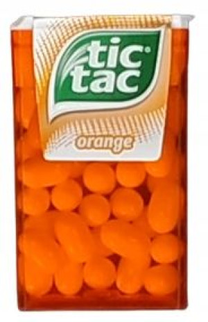 Tic Tac Orange Drażetki Pomarańczowe 18g