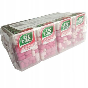 Tic Tac Strawberry Mix Truskawkowe 18g X 24szt.