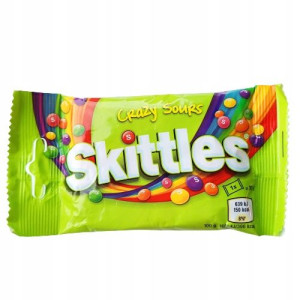 Skittles Crazy Sours Owocowe Cukierki 38g