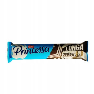 Wafelek Princessa Longa Zebra 44,4g