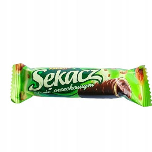 Sękacz Orzechowy Rurka Waflowa W Czekoladzie 32g