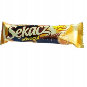 Sękacz Advocat Rurka Waflowa W Czekoladzie 32g