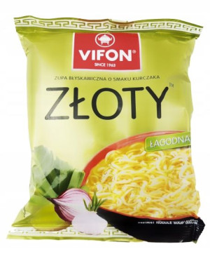 VIFON ZŁOTY kurczak rosół zupka BŁYSKAWICZNA