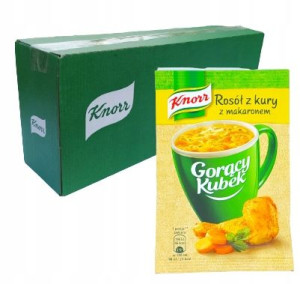 Knorr Gorący Kubek Rosół Z Kury Z Makaronem 40szt