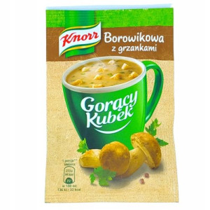 Knorr gorący kubek BOROWIKOWA Z GRZANKAMI 15g
