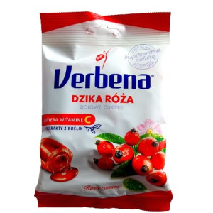 Cukierki Ziołowe Verbena Dzika Róża Z Wit. C 60g