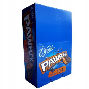 Batonik E. Wedel Pawełek Mleczny Toffi 45g