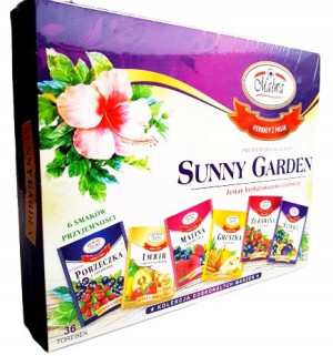Zestaw Herbat Sunny Garden Na Prezent Malwa 36szt