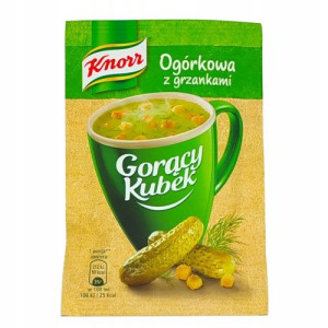 Knorr Gorący Kubek Ogórkowa Z Grzankami 13g Zupa
