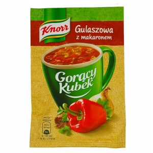 Knorr gorący kubek GULASZOWA Z MAKARONEM 16G