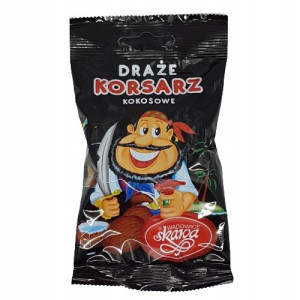 Cukierki Draże Kokosowe Korsarz Skawa 70g