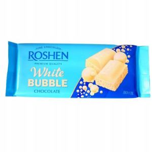 Czekolada Biała Roshen White Bubble 80g