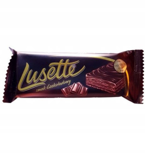 Wafelek Czekoladowy Lusette 50g W Polewie Kakaowej
