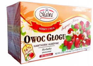 Herbata Z Owocem Głogu Malwa 40g Ekspresowa