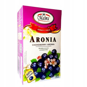 Herbata Z Aronii Malwa 40g Ekspresowa Aronia